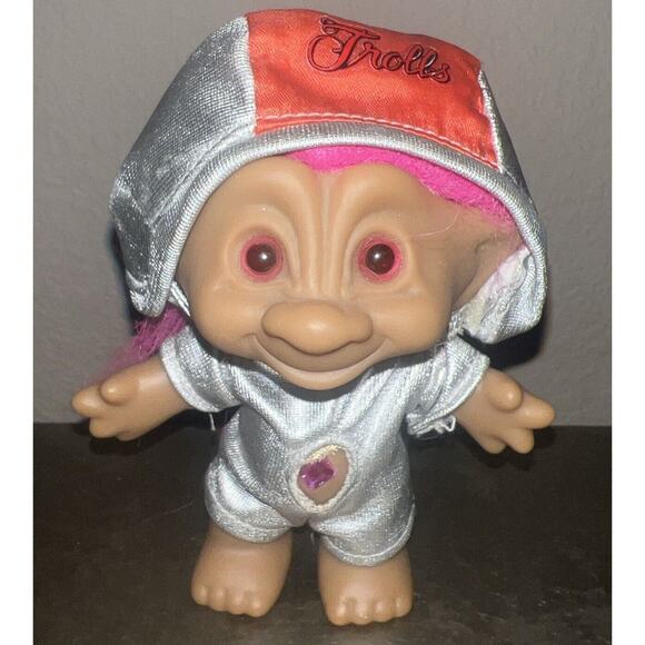 Vintage Troll Doll- 4" Ace Troll- Super Troll - Picture 1 of 7
